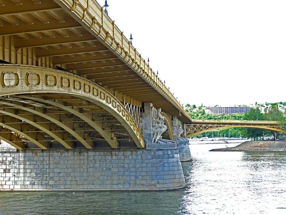 Margaret Island Bridge, Budapest, Hungary